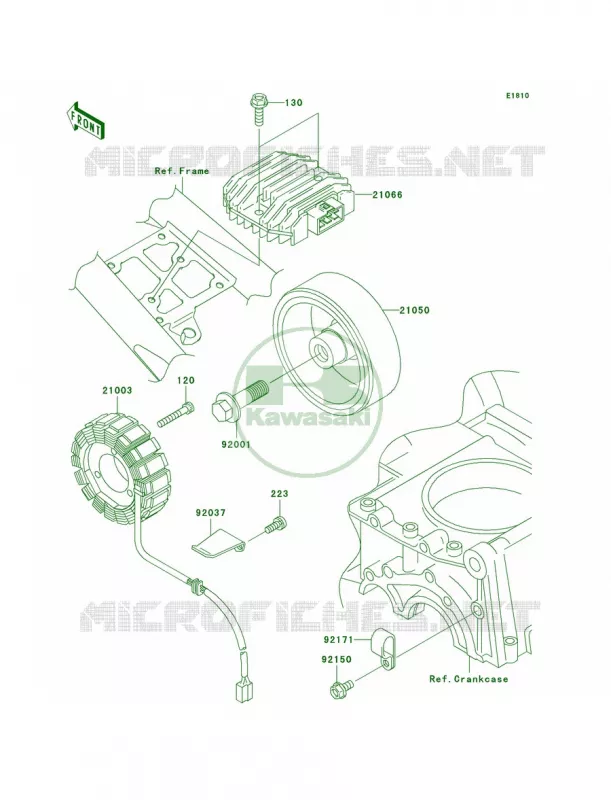 Generator Kawasaki MOTOS 750 2004 ZR-7S  ZR750-H4