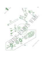 Gear Change DrumShift Forks pour Kawasaki ZRX1100 2000