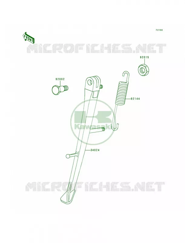 Stands Kawasaki MOTOS 1100 2000 ZRX1100  ZR1100-C4