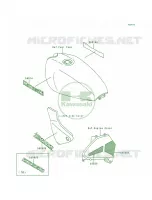 DecalZR550 B3B4 pour Kawasaki Zephyr 1992