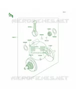 Crankshaft pour Kawasaki KLX650R 1996