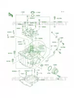 Cylinder Head pour Kawasaki KLX650R 1996