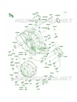 Engine Covers pour Kawasaki KLX650R 1996