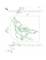 Frame pour Kawasaki KLX650R 1996