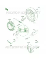 Generator pour Kawasaki KLX650R 1996