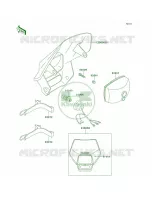 Headlights pour Kawasaki KLX650R 1996