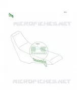 Seat pour Kawasaki KLX650R 1996
