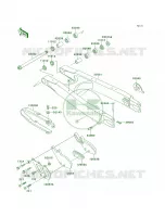 Swingarm pour Kawasaki KLX650R 1996