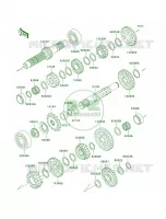 Transmission pour Kawasaki KLX650R 1996