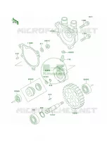Water Pump pour Kawasaki KLX650R 1996