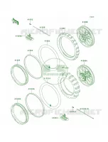 WheelsTires pour Kawasaki KLX650R 1996