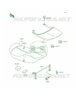 Seat&ampNAMI.JKAZRFB1MA004498 pour Kawasaki Zephyr 1991