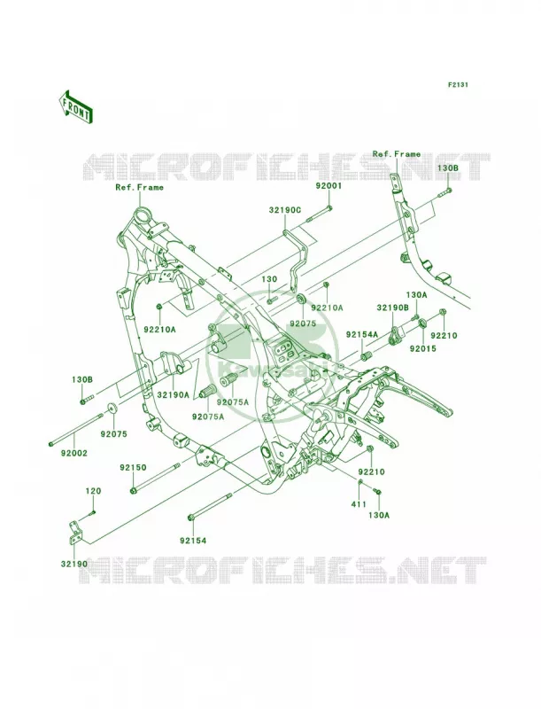 Frame Fittings Kawasaki MOTOS 1700 2014 Vulcan 1700 Nomad ABS  VN1700DEF